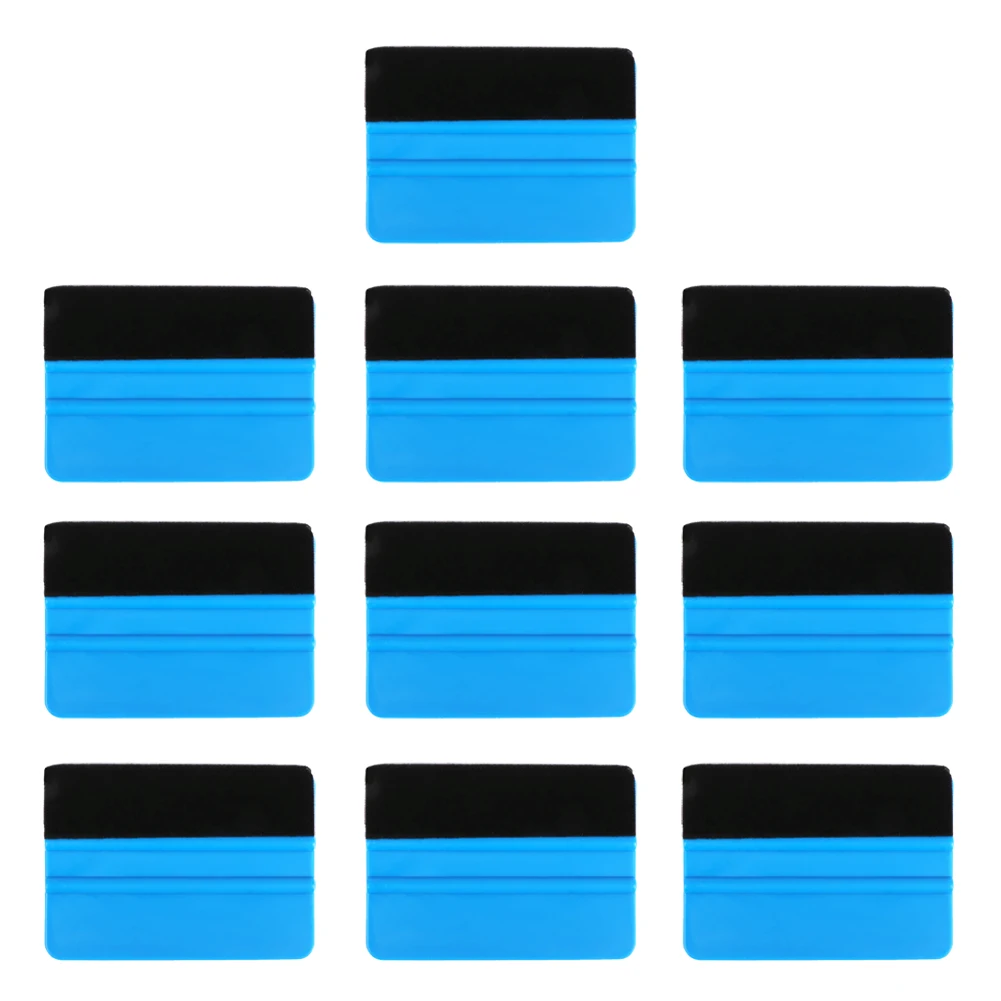 1/10Pcs Blue Squeegee Felt Edge Scraper Car Decals Vinyl Wrapping