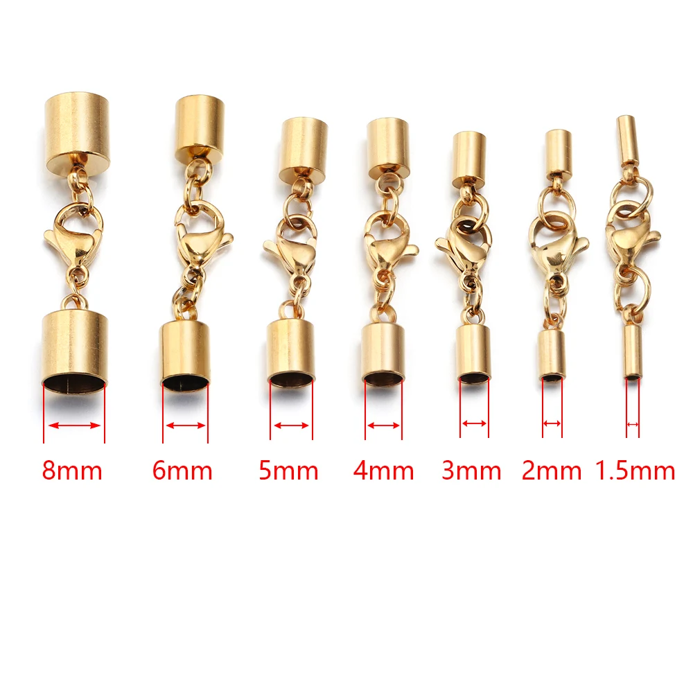 PH PandaHall 6pz 925 Estremit&agrave; Del Cordone Ripiegabile In Argento Sterling Con Fermagli Ad Artiglio Di Aragosta, Terminali Per Estremit&agrave; A Crimpare Del Cavo Terminali Connettore Per Gioielli