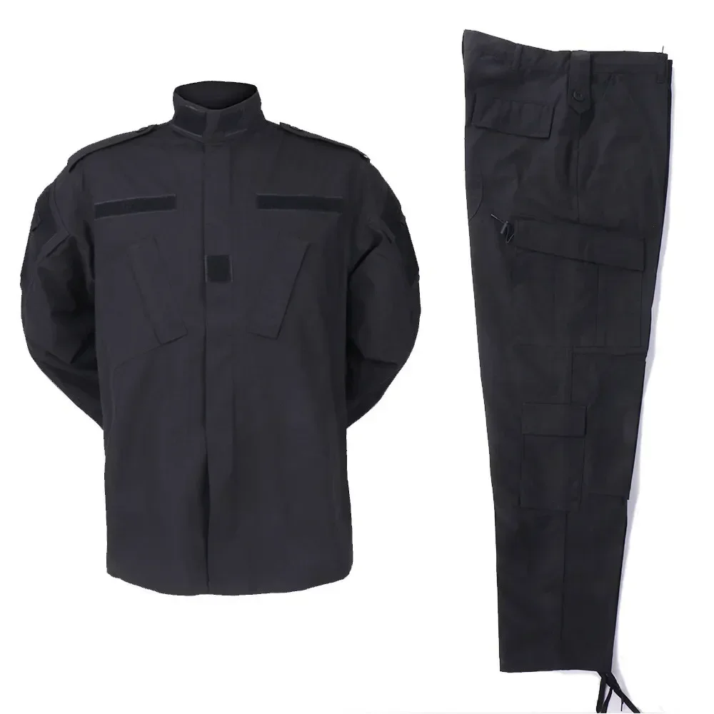 Uniform Tactical Camouflage Suit Navy Blue for Outdoor Hunting Hiking Work