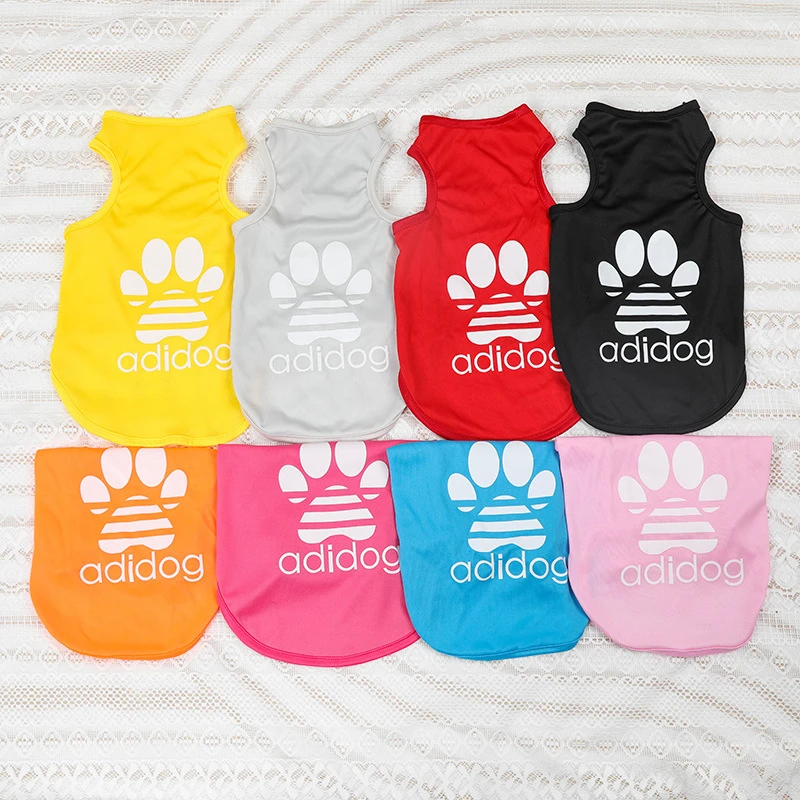 

Designer Lightweight Pet Vest for Small Dogs Breathable Cat Clothing Candy Color Puppy Summer Clothes Sleeveless Pet T Shirts