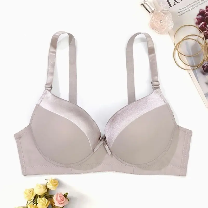 

Beauwear Push Up Bra with Hand-shaped Foam Pad Solid Mold Cup Bras with wire