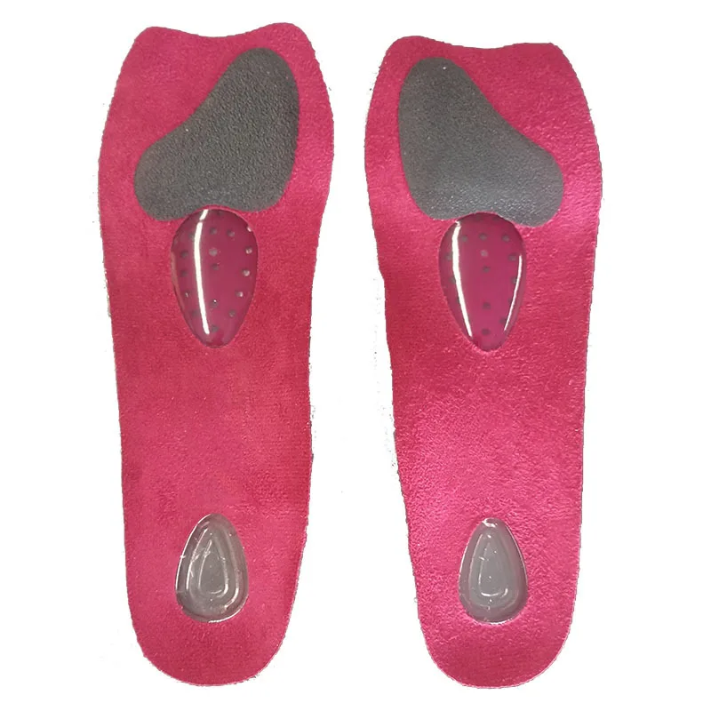 Silicone Gel Orthopedic Insoles For Women High Heel Insoles Inserts  Flat Foot Arch Support Pads Anti-slip Insole Shoe Inserts