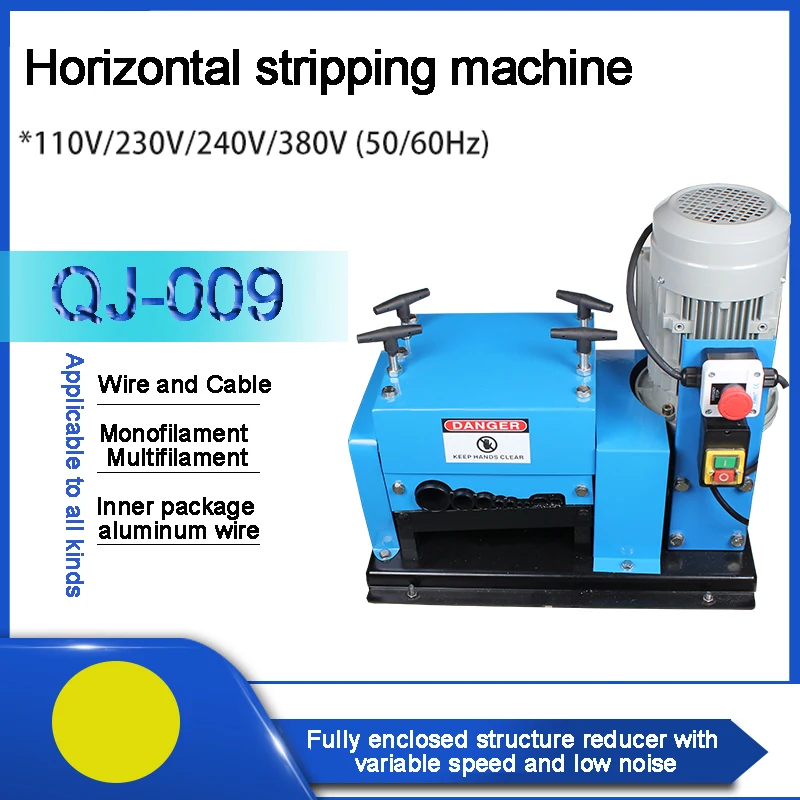 

220V/110V Automatic Electric Peeling Machine 1.5-42mm Wire Stripper Cable Wire Stripping Machine Scrap Copper Recycle Tool