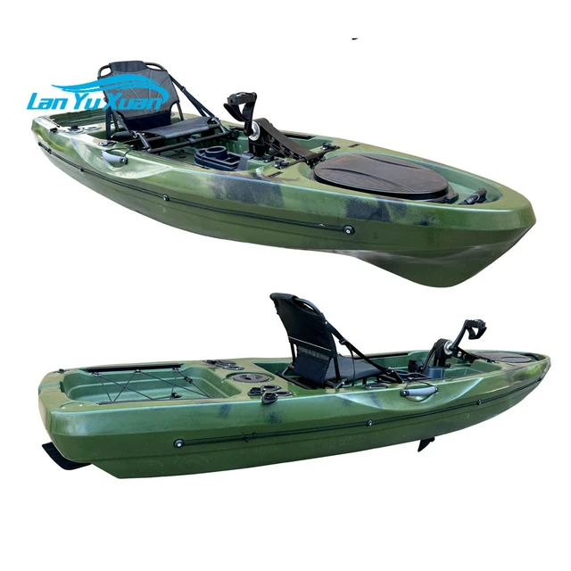 Hard Plastic LLDPE Material Small Fishing Kayak/Boat For Adults With Pedal  Drive - AliExpress