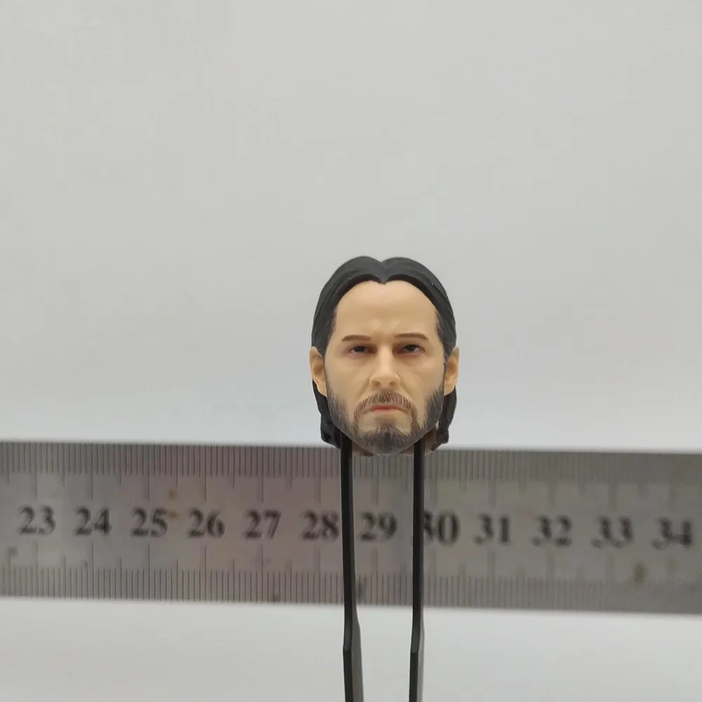 

Handmade 1/12 scale Keanu Reeves head sculpt John head Played For 6" SHF action figure toy