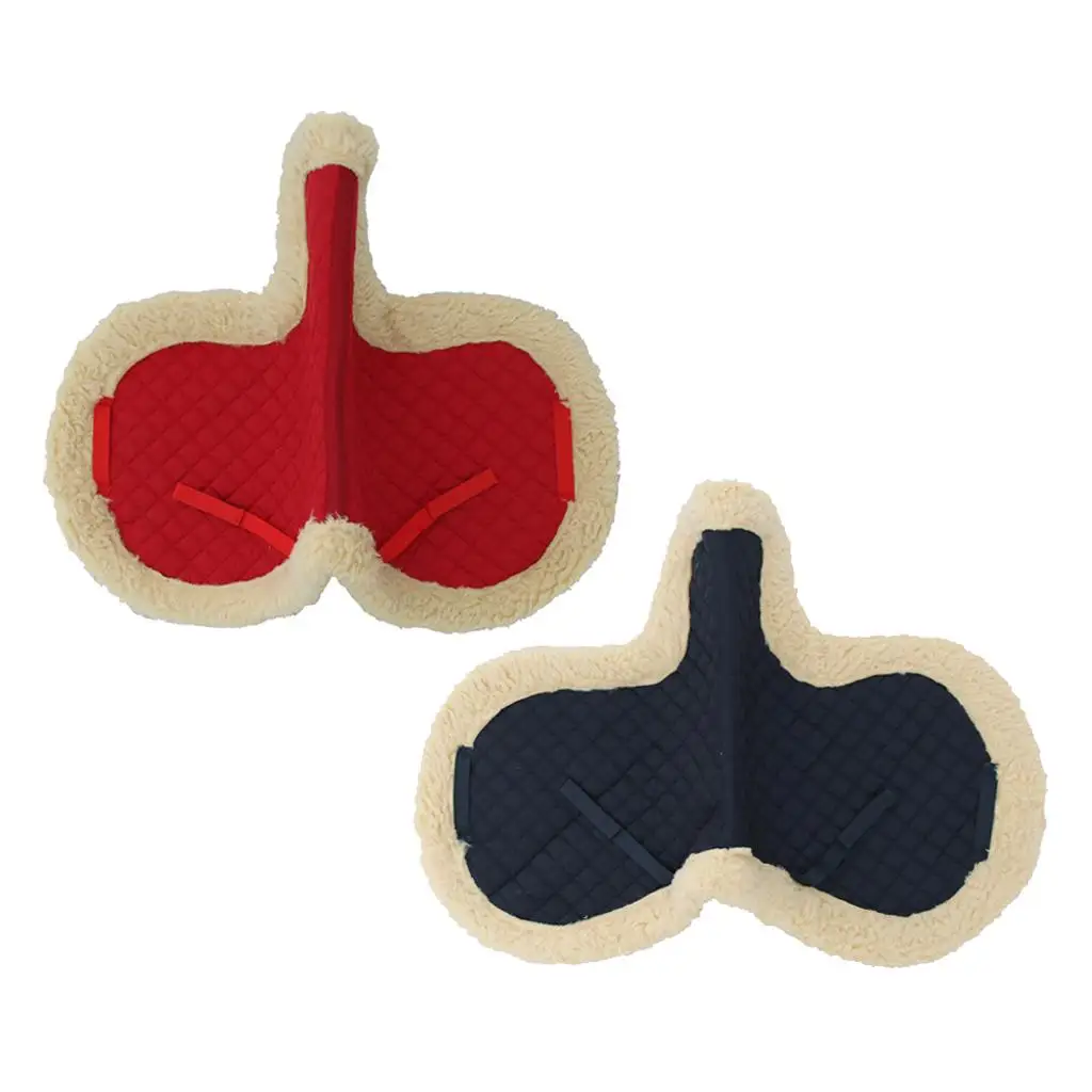 1 Piece All Purpose Fleece- English Saddle Pad, for Horse Riding Jumping, Days, Comfortable
