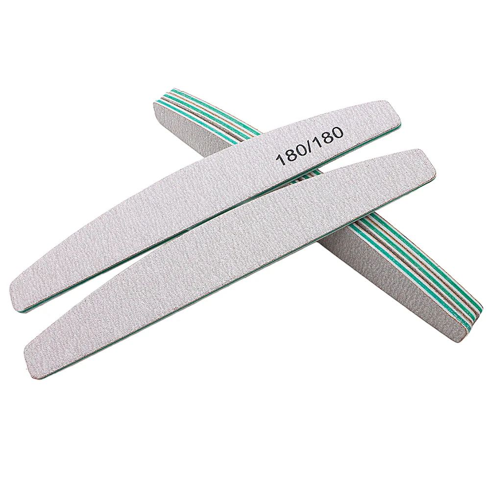 Vibrant 5-Piece Nail File Set - Professional Multi-Grit Manicure Tools