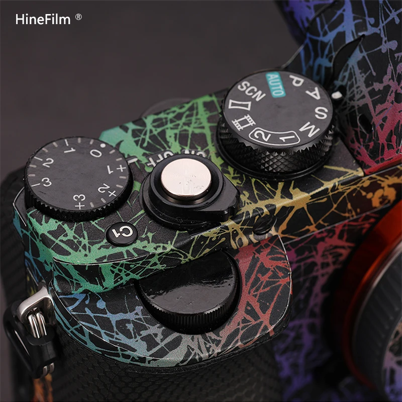 알파 7 카메라용 Hinefilm 스킨 스티커 프리미엄 데칼 스킨, A7 A7S A7R 카메라 스킨 보호대 랩 커버 필름