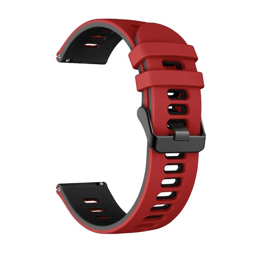 Soft Silicone Smartwatch Strap, 20/22mm - Versatile Comfort Band Bracelet