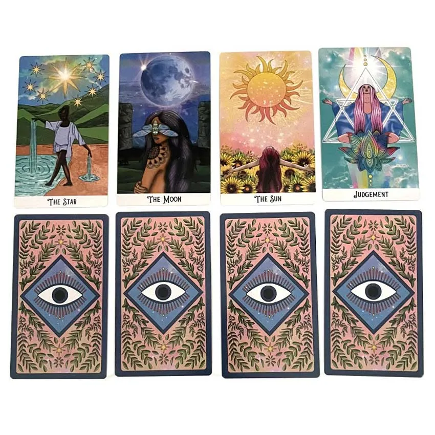 12x7cm Mystic Soul Tarot Deck  Paper Manual Card Games 78Pcs 4