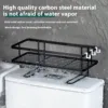Bathroom Organizer Shelves Over The Toilet Shelf,1Tier Toilet Storage,Multi-function Paper Holder Basket No Drilling Space Saver 1