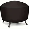 1pc Fire Pit Cover with Drawstring  - Waterproof, Heavy Duty, Heat and Stain Resistant BBQ Grill Cover for Outdoor Protection 6
