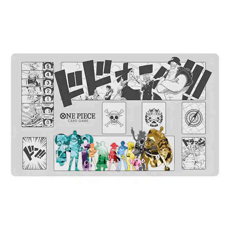 60*35*0.2Cm Diy One Piece Dedicated Game Card Mat OPCG Luffy Hancock Zoro Battle Game Anime Lock The Edge Table Mat Gift Toy