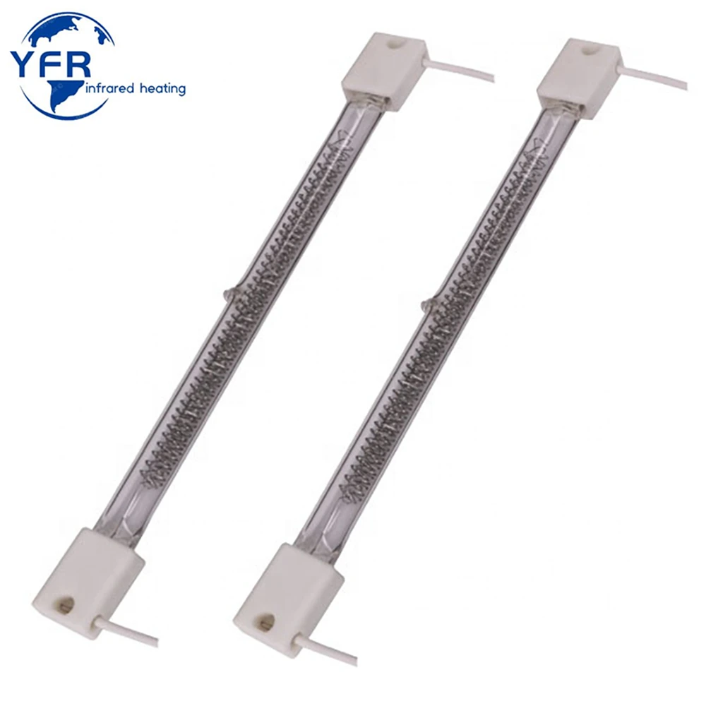 Infrared Heating Tube Pet Blowing Machine IR Lamp Clear Tube Republic Infrared Halogen Heat Heating 1500W IR Heater