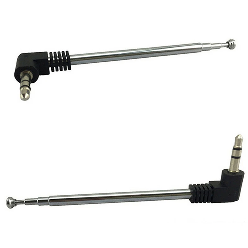 Cell Phone Signal Booster Antenna 3.5mm Universal Retractable FM Mobile Phone Car Auto Radio Telescopic Antenna 433-760 MHz Interior Parts Car Accessories