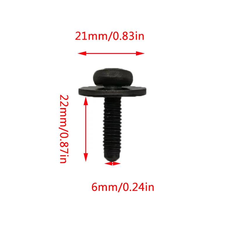 5/10Pcs car screws For Audi A4 S4 Q5 Q7 A6 A7 A5 A8 R8 For VW Passat B5 Golf 2010-2012 Headlamp Assembly Screw Bolt N90683302 Car Part