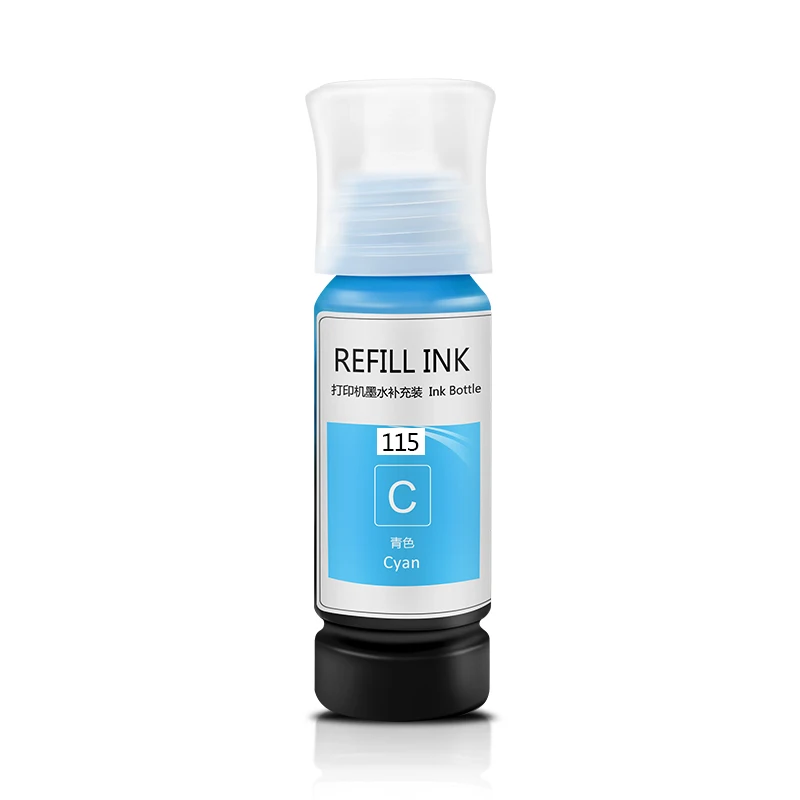 Refill ink kit 115 for Epson 115 Dye ink for Epson L8160 printer dye dye ink kit ink refill kit