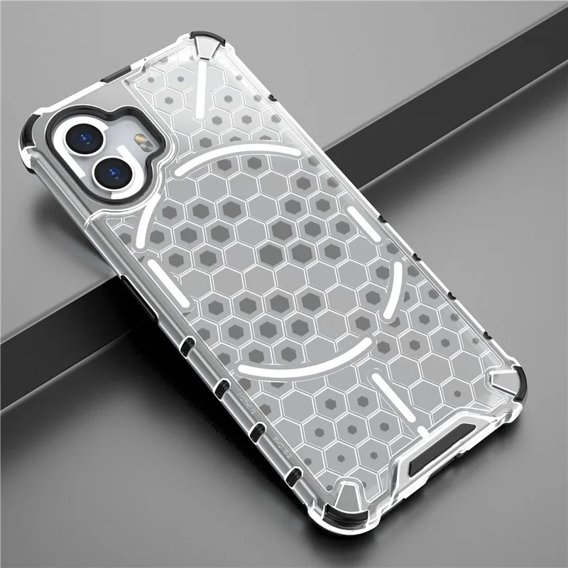 Shockproof Honeycomb Hard PC Protective Bumper Case, 6.7-Inch