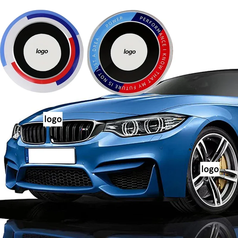 자동차 휠 센터 엠블럼 스티커 허브 배지 데칼, BMW Alpina AC Hartge E90 E93 E86 E70 F25 F15 F30 F31 F82 G68 G30 G82 도구