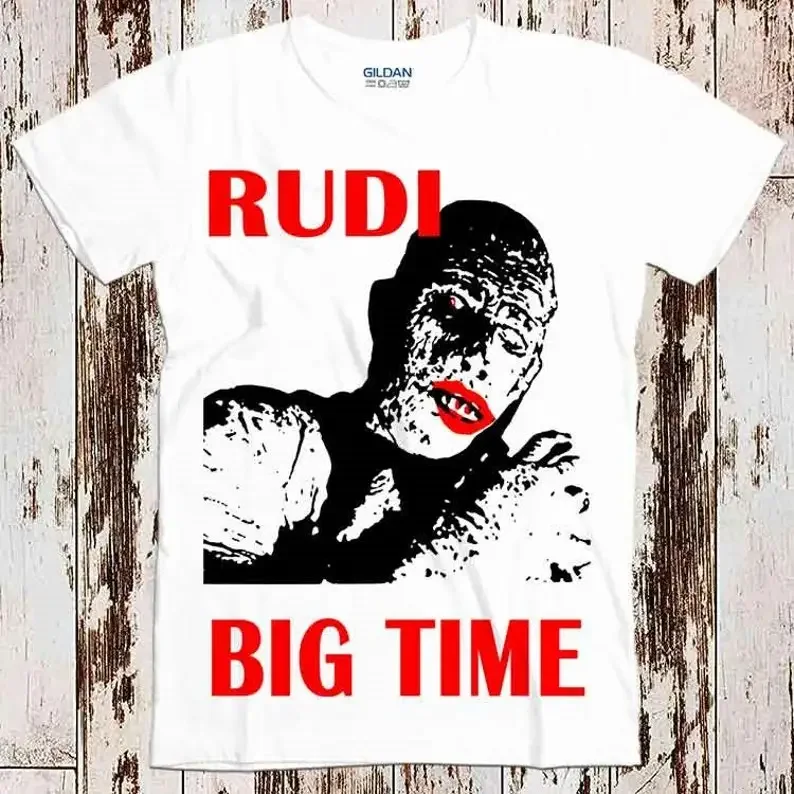 

Rudi Punk Music Mummy Horror Movie TV Cool Design Tee Top Unisex T shirt 8359