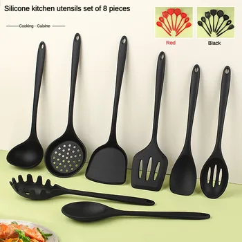 Black Silicone Kitchen Set 1