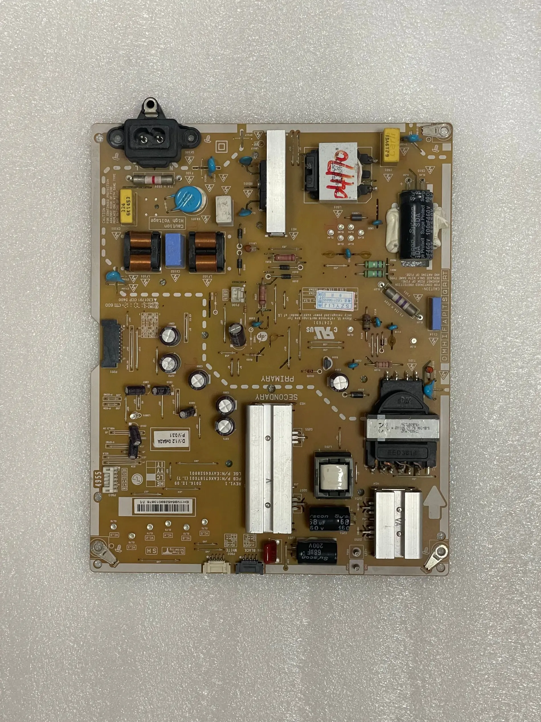 Original Placa de Potência Eax67187601 Eay64528901 Lgp495517ul6