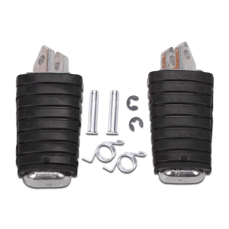 

Pair Motorcycle Front Footrests Black Foot Rest Parts Motorbike Foot Pegs for Yamaha XVS250 DRAG STAR 250 2000-2012