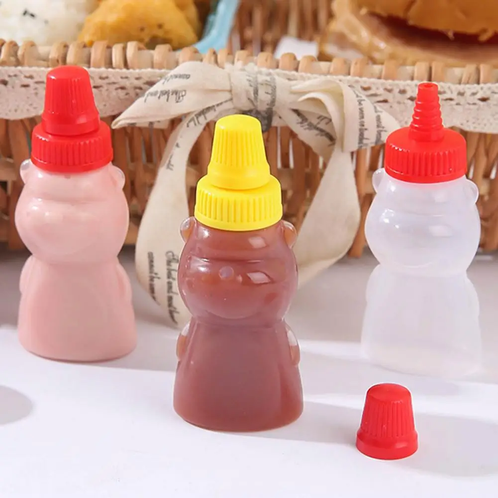 Fresh-keeping Heat-Resistant Carrot Style Mini Salad Dressing Ketchup Bottles Kitchen Accessories