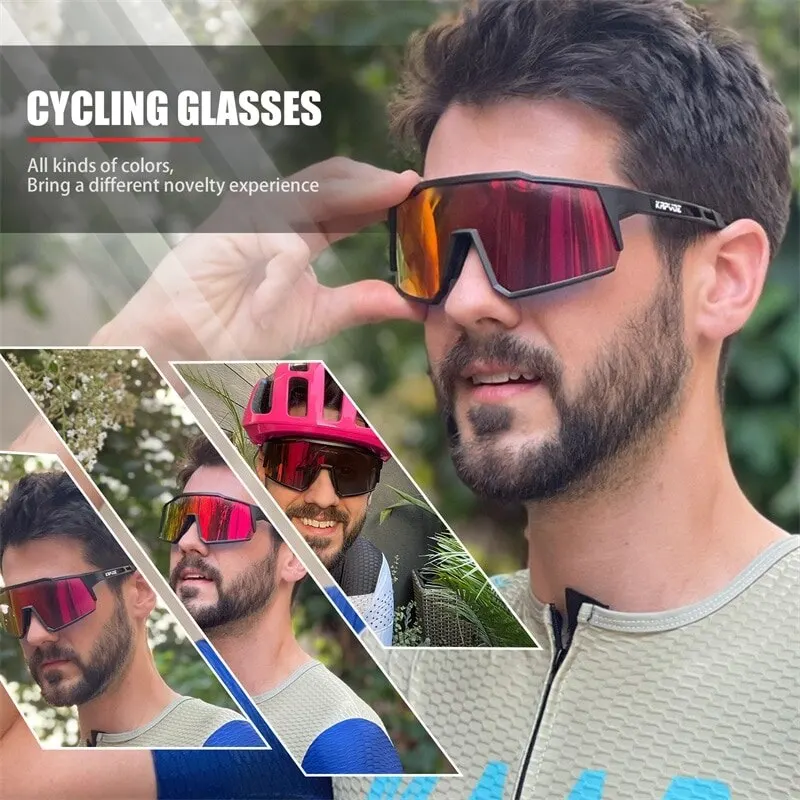 Kapvoe Ultra Light Polarized Sports Sunglasses with UV400 Protection