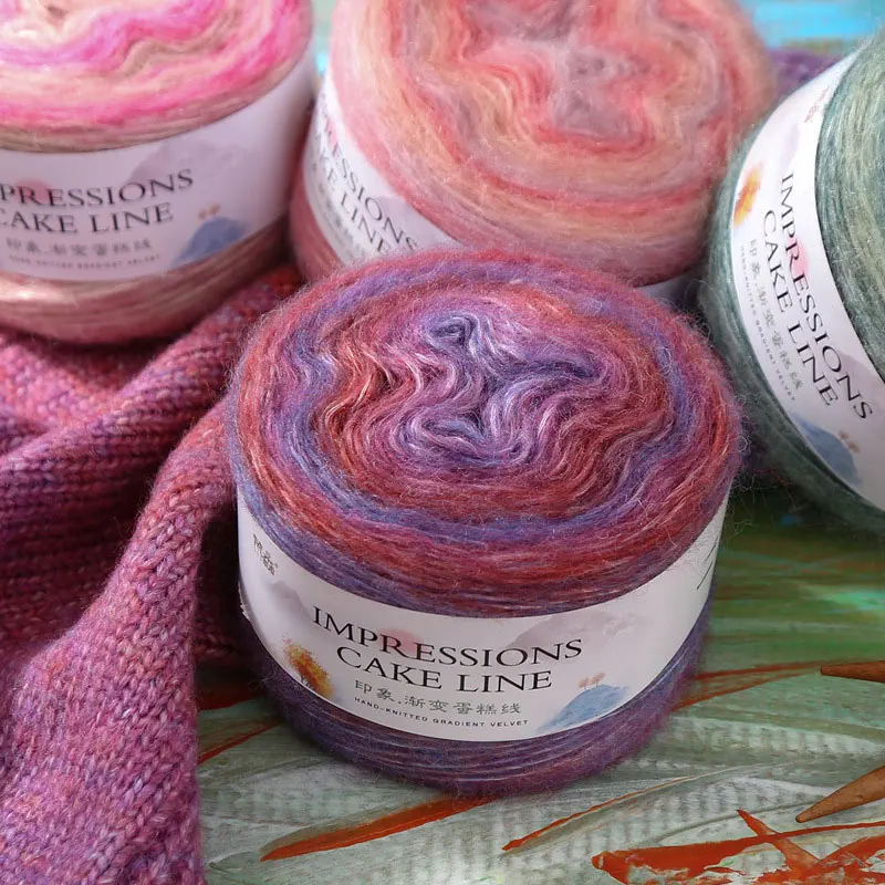Gradient Mohair Yarn 4
