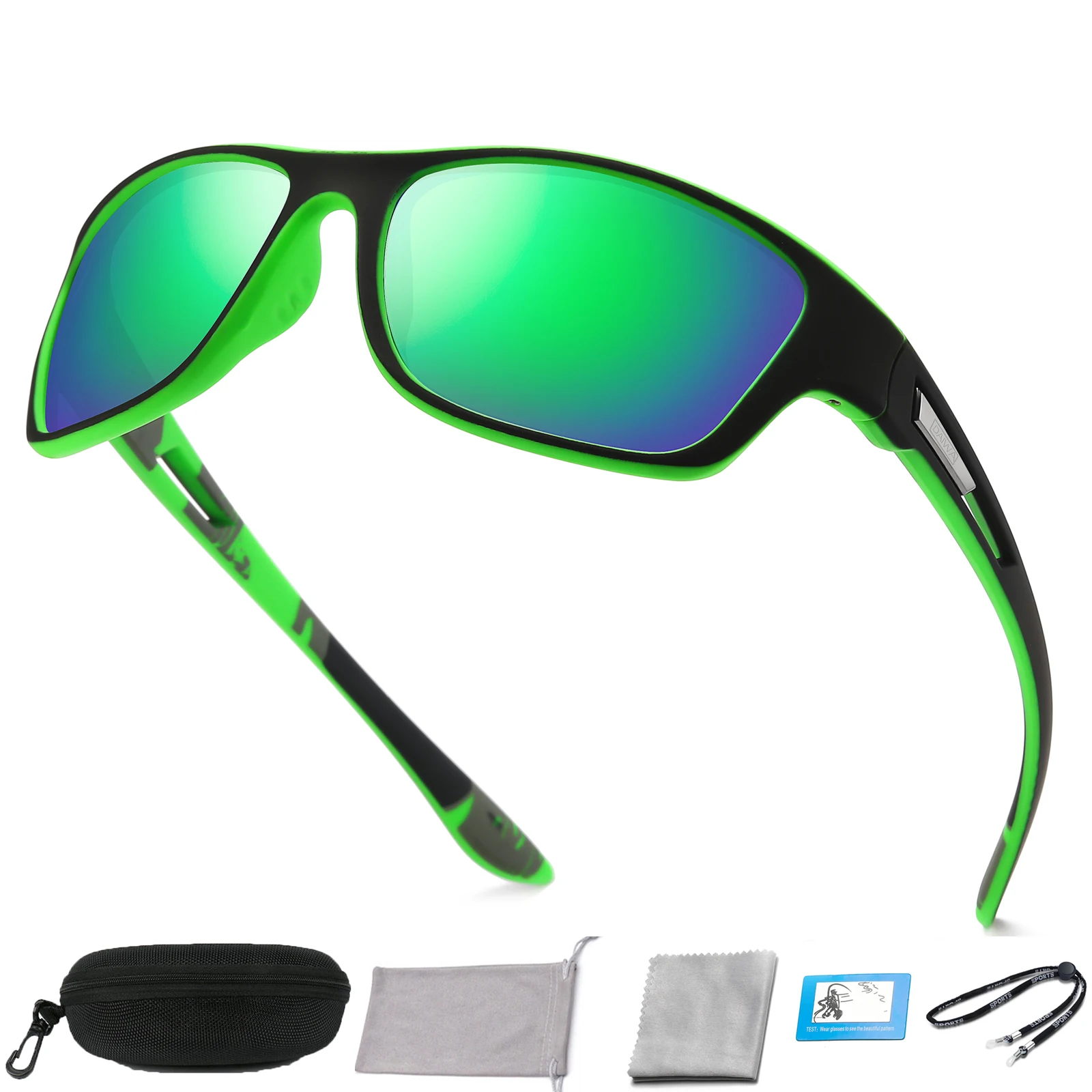 Polarized Fishing Sunglasses Men's Driving Shades Outdoor Eyeglasses Male Sport Sun Glasses Hiking UV400 Eyewear With Box