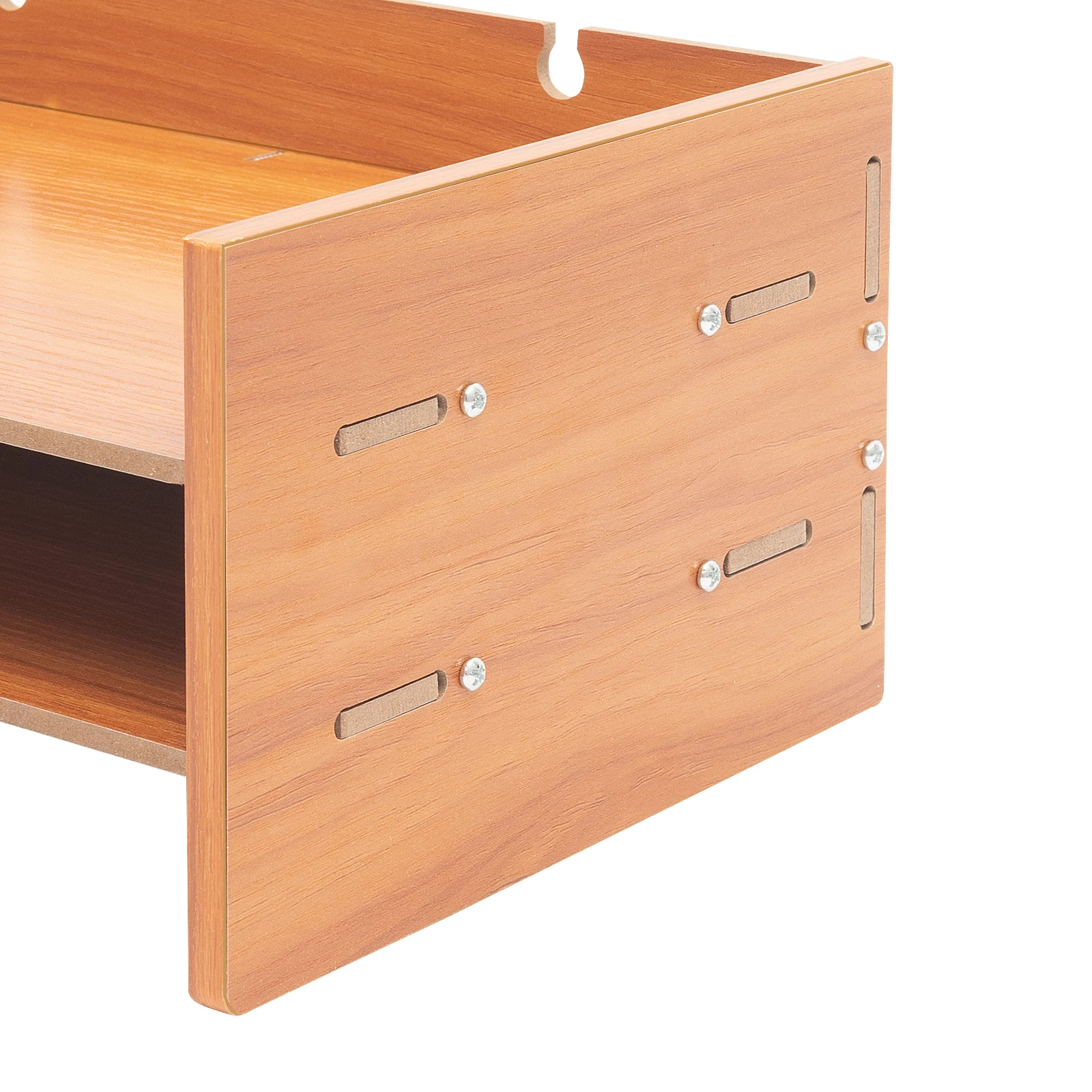 3 Drawers Computer Monitor Stand Office Organizer Computer Rack  Living Room Cabinet Chest of Drawers 5