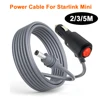 DC 12-24V Power Cable for Starlink Mini 16AWG Car Charging Cable with LED Indicator Switch Against Surge Electric Wire Plug&Play 1