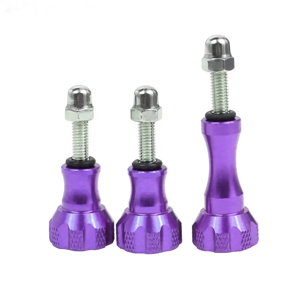 Neewer Viti A Farfalla In Alluminio Per GoPro Hero 1/2/3/3+ - Kit Con Anelli In Gomma, Colore Marrone