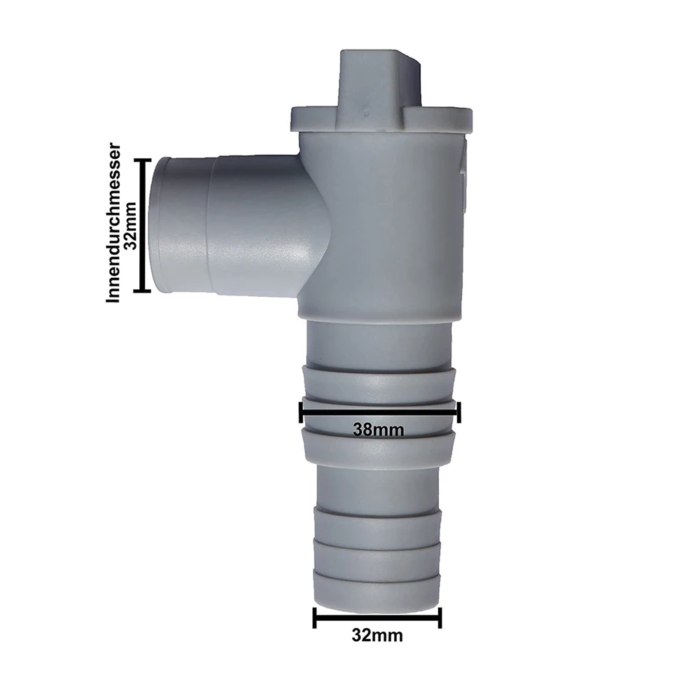 Pool Filter Pump Adapter 32mm On/Off Plunger Valve