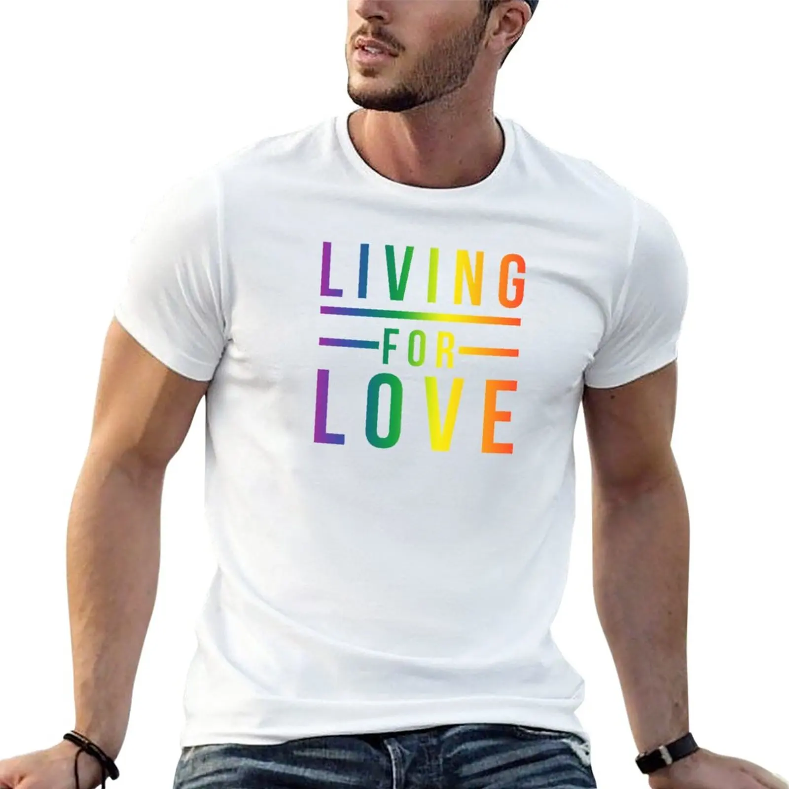 

Living For Love Lines T-Shirt plus size t shirts boys animal print shirt black t shirt designer t shirt men