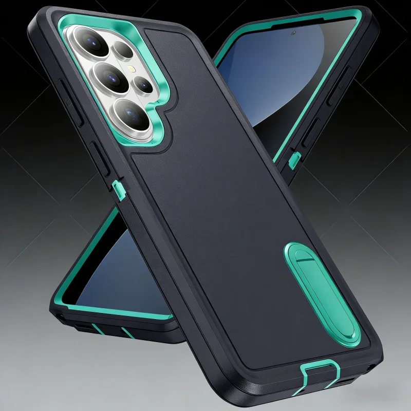 Shockproof Hard Bracket Phone Case with Enhanced Protection