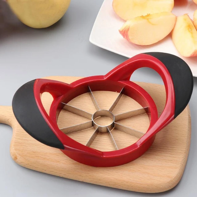 Trancheuse à pommes en acier inoxydable, coupe-pommes Ultra-tranchant,  grande lame à 8 lames, Version améliorée, pour femmes, noël - AliExpress