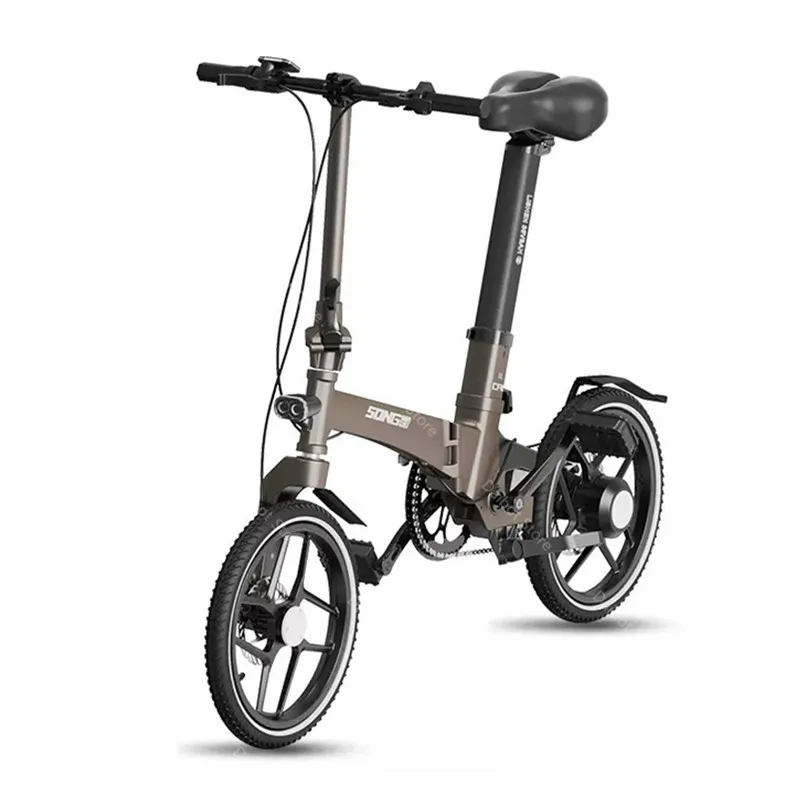 Folding Mini Electric Bike For Adults 16 Inch 36V 40KM 250W Portable