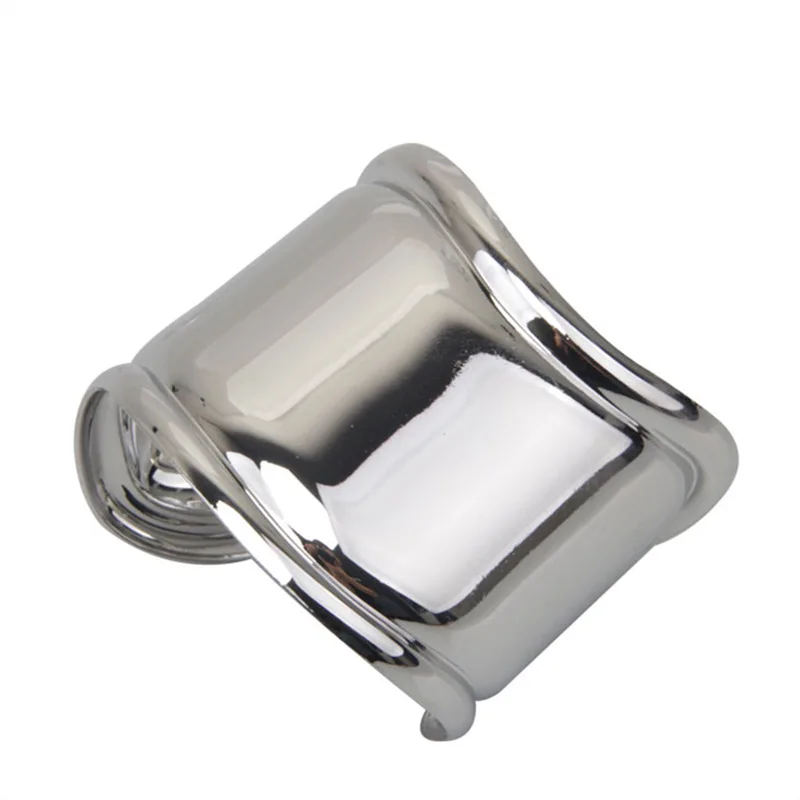 Bangle Bracelet Zirconia Bangle Silver Gold Color Open Wide Cuff Bangles Jewelry For Women