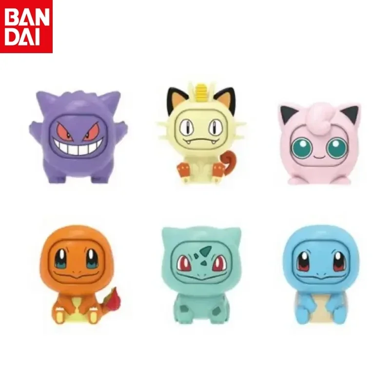 

Pokemon Eevee Mew Scorbunny Grookey Sobble Anime Figures Japanese Anime Different Style Models Face Changing Action Figure