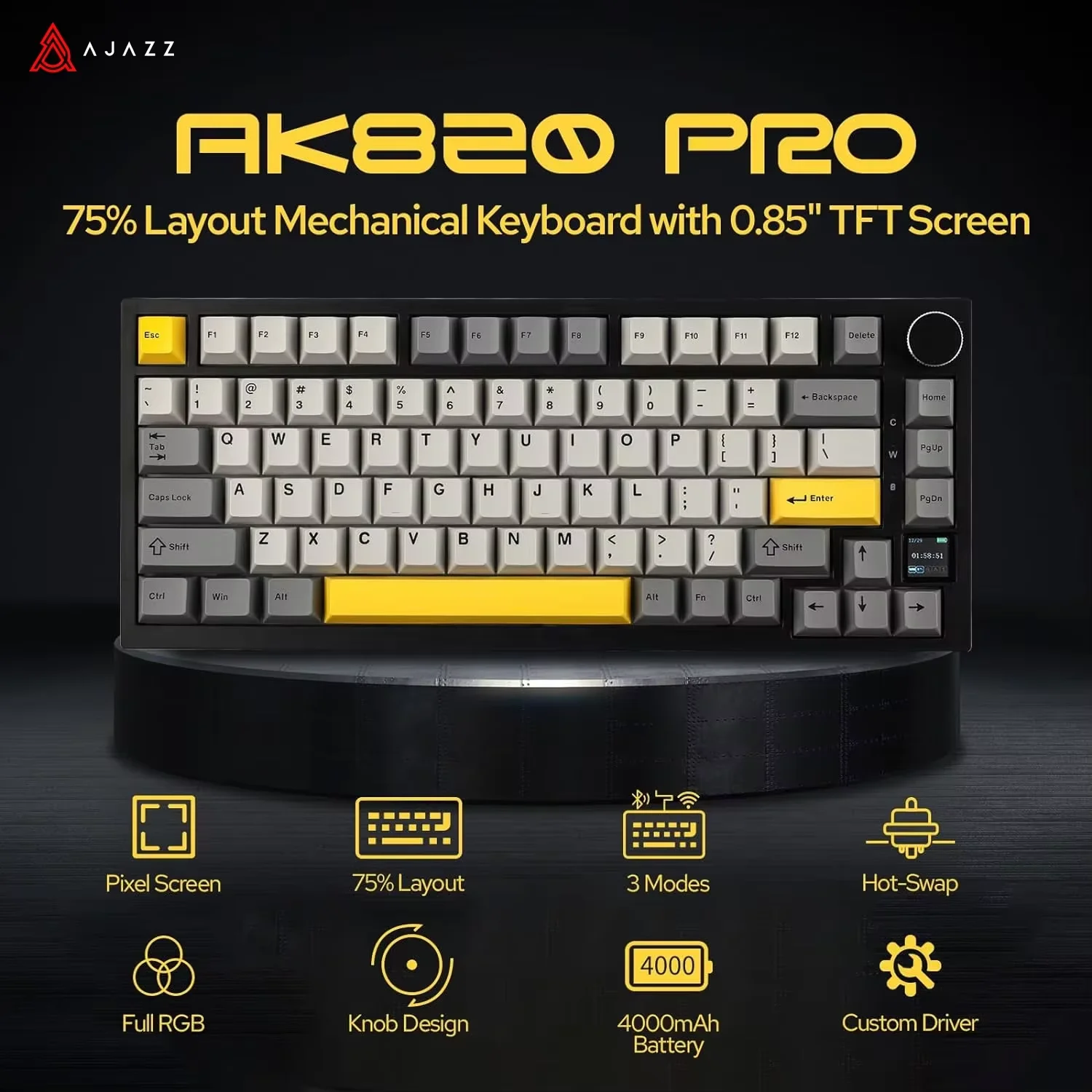 AJAZZ AK820PRO RGBメカニカルキーボード Ajazz AK820 Pro – ajazz keyboard