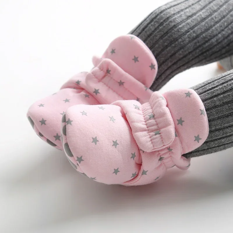 Newborn Baby Socks Shoes Boy Girl Toddler Booties Cotton Soft Anti-slip Warm Infant Crib Shoes baby shoes soft sole shoes