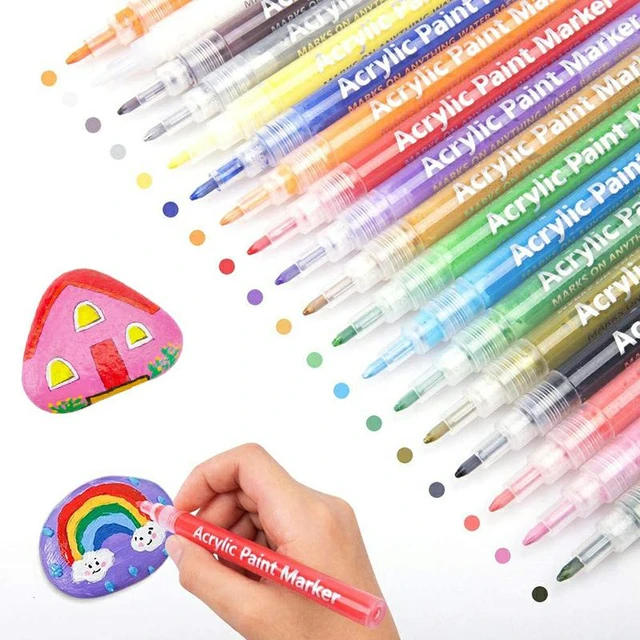 Wholesale Metallic Paint Bullet Journal Markers Set For Rock