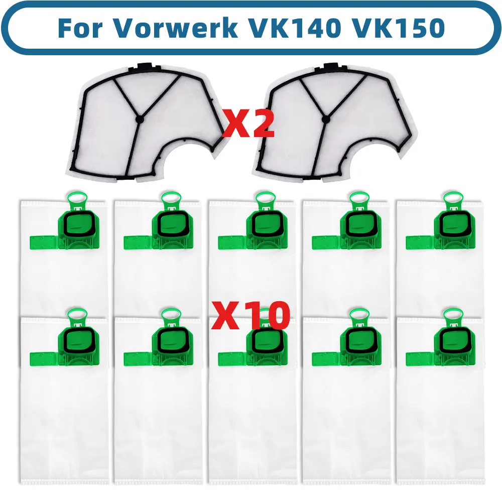 Proteção do Motor Filtro Compatível com Folletto Vorwerk Kobold Vk140 Vk150 Peças de Reposição Acessórios Bolsa de Poeira