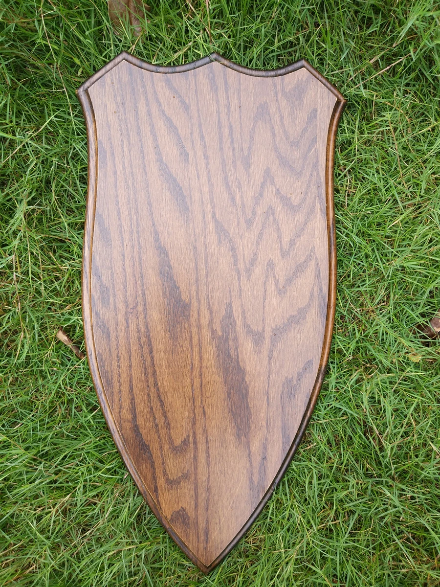 Wooden Base Shield Trophy Mounting Plaque for Deer Roe Skull Antler Solid Oak Trophy Plate