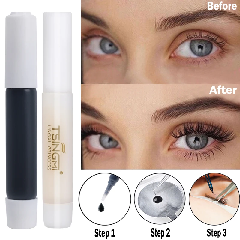 Quick Drying Eyelashes Extension Glue Waterproof Long Lasting Natural