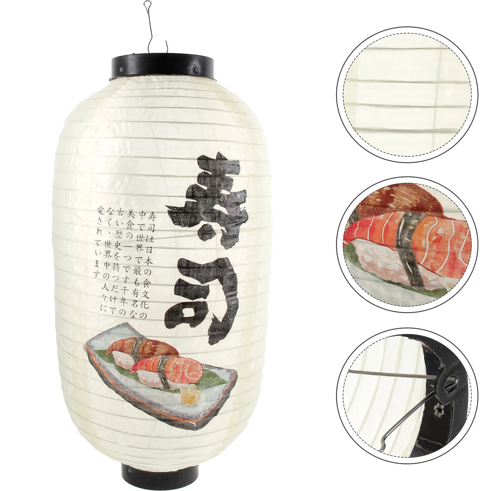 

Japanese-style Decorate Lantern Outdoor Decorations Hanging Astetic Room Wrought Iron Silk Cloth Festival