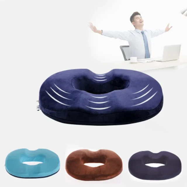 Coussin de siège de chaise de Massage Anti-hémorroïde, Push-Up, Yoga, orthopédique, confort, mousse, coussin de siège de voiture et de bureau 3