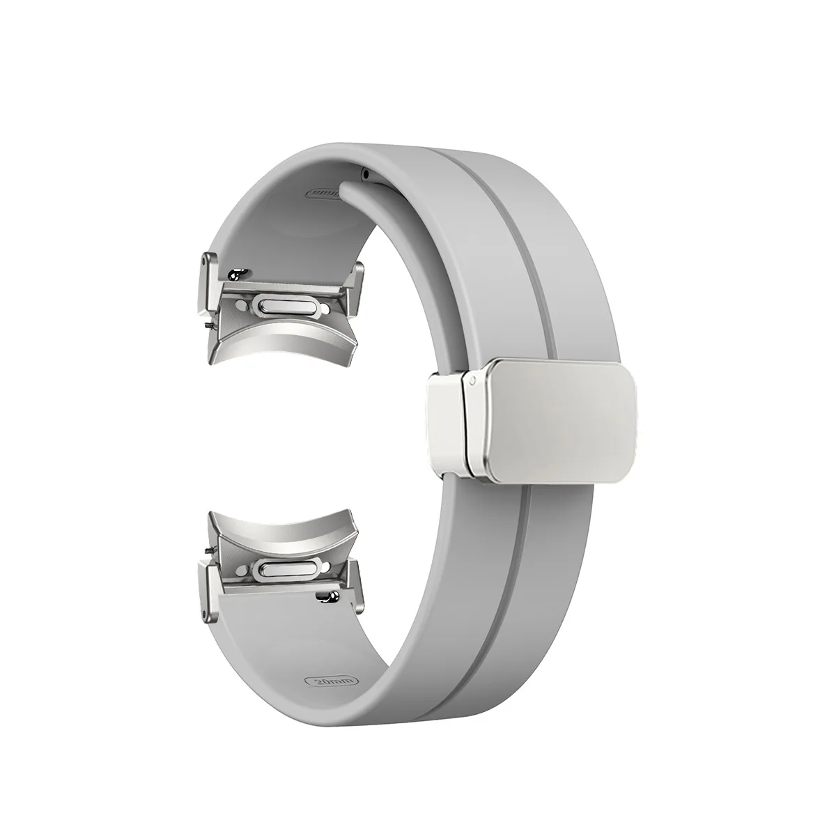 Magnetic Silicone Strap Sport Watchband - Versatile and Stylish Accessory